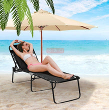 Load image into Gallery viewer, Auction Deal -Foldable Outdoor Pool Leisure Metal Chair with Adjustable Backrest