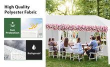 Load image into Gallery viewer, 10 x 30 Ft Outdoor Canopy Tent with 2 Entrances and 6 Removable Side Walls