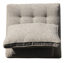 Load image into Gallery viewer, Outdoor Modular Sofa, with Aluminum Structure, Support Cushion and Back Cushion Cover-Removable, Fade-resistant, Waterproof Sofa Cover Included,Light Brown(The rate : Based on a single piece )