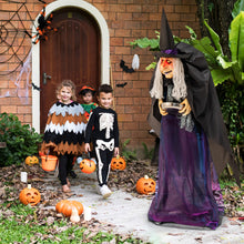 Load image into Gallery viewer, Halloween Giant Electronic Witch with Built-in LED Lights - Suitable for Pranks and Halloween Decorations