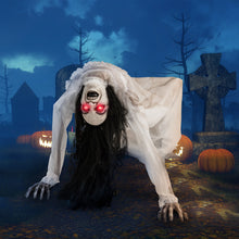 Load image into Gallery viewer, Halloween Electronic Crawling Ghost with LED Red Eyes - Suitable for Haunted House Party Decorations