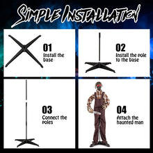 Load image into Gallery viewer, Halloween Electronic Animated Shaking Ghost with Chainsaw and Built-in Scary Sound Effects - Suitable for Haunted Houses and Parties