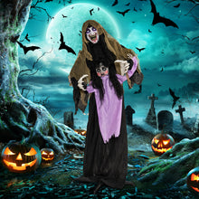 Load image into Gallery viewer, Halloween Electronic Vampire with Built-in Scary Sound Effects and LED Lights - Suitable for Halloween Decorations and Haunted House Parties
