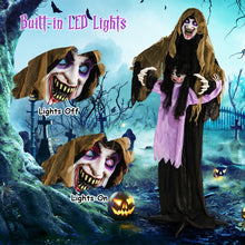 Load image into Gallery viewer, Halloween Electronic Vampire with Built-in Scary Sound Effects and LED Lights - Suitable for Halloween Decorations and Haunted House Parties