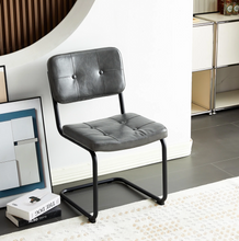 Load image into Gallery viewer, Set of 4, PU Leisure Chairs Living Room Chair with Metal Legs