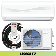 Load image into Gallery viewer, 18000 BTU Ductless Mini-Split Air Conditioner with Cooling and Heating Functions