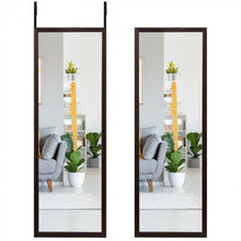Load image into Gallery viewer, 42.5 x 14 Inch Wall-Mounted Metal Door Mirror Decorative Mirror