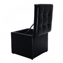 Load image into Gallery viewer, Modern Leather Padded Storage Seat Shoe Bench