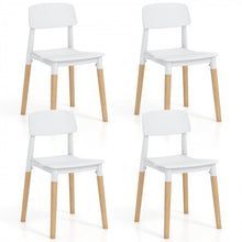 Load image into Gallery viewer, Modern Minimalist High-End Dining Chairs Set of 4 with Backrest for Restaurant