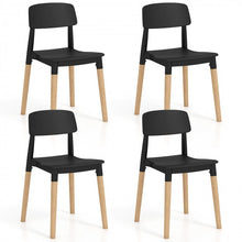 Load image into Gallery viewer, Modern Minimalist High-End Dining Chairs Set of 4 with Backrest for Restaurant