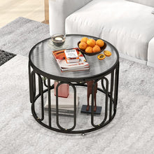 Charger l'image dans la galerie, Costway Modern Round Dining Table and Coffee Table - Suitable for Living Room and Cafe