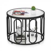Charger l'image dans la galerie, Costway Modern Round Dining Table and Coffee Table - Suitable for Living Room and Cafe