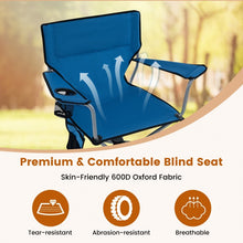 Load image into Gallery viewer, Outdoor Portable Folding Camping Chair with Swivel Function, Storage Bag, and Cup Holder - Suitable for Hiking, Fishing, and Camping