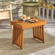 Load image into Gallery viewer, Costway Folding Wooden Side Table Coffee Table - Suitable for Patio and Backyard