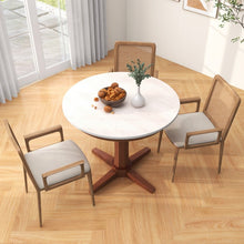 Load image into Gallery viewer, Costway Modern Elegant Round Pedestal Dining Table - Suitable for Restaurant and Cafe