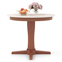 Load image into Gallery viewer, Costway Modern Elegant Round Pedestal Dining Table - Suitable for Restaurant and Cafe