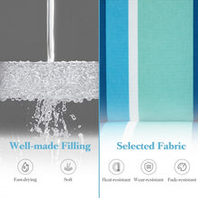 Load image into Gallery viewer, Outdoor Folding Camping Chairs - 2-Piece Beach Chair Set with Cushions, Portable Design - Suitable for Camping, Beach, and Fishing