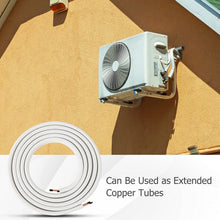Load image into Gallery viewer, 25 Feet Mini Split Line Set with 1/4 Inch and 3/8 Inch O.D. Copper Pipes Tubing