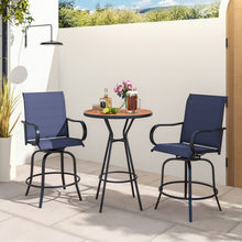 Load image into Gallery viewer, Costway Patio Set with Swivel Chairs - Suitable for Garden and Backyard