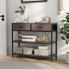 Load image into Gallery viewer, Costway Console Tables for Entryway with 2 Drawers - Suitable for Living Room