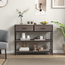 Load image into Gallery viewer, Costway Console Tables for Entryway with 2 Drawers - Suitable for Living Room