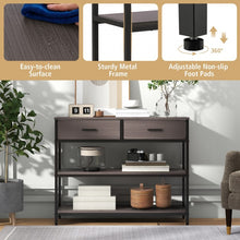 Load image into Gallery viewer, Costway Console Tables for Entryway with 2 Drawers - Suitable for Living Room