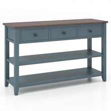 Load image into Gallery viewer, Navy Blue Living Room Furniture with Drawer Console Sofa Table