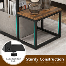 Load image into Gallery viewer, 50-Inch Industrial-Style Metal TV Stand & Media Console
