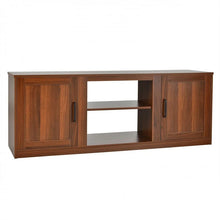 Load image into Gallery viewer, 58-inch TV Stand with Storage Cabinets, Fits up to 65-inch TV