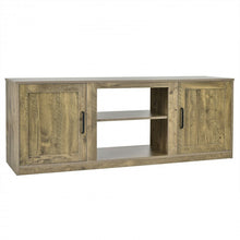 Load image into Gallery viewer, 58-inch TV Stand with Storage Cabinets, Fits up to 65-inch TV