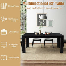 Load image into Gallery viewer, Modern Solid Wood Dining Room Table - Rectangular Design, Suitable for Kitchen and Restaurant