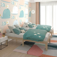Load image into Gallery viewer, Wooden Platform Bed Frame with Storage Underneath for Two
