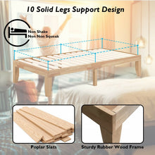 Load image into Gallery viewer, Wooden Platform Bed Frame with Storage Underneath for Two