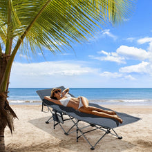 Load image into Gallery viewer, Outdoor Folding Camping Bed with Stretchable Design and Mattress - Suitable for Hiking and Mountaineering