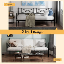 Load image into Gallery viewer, Modern Minimalist Multifunctional Metal Sofa Bed