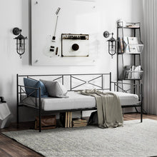 Load image into Gallery viewer, Modern Minimalist Multifunctional Metal Sofa Bed