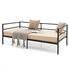 Load image into Gallery viewer, Multi-Functional Black Sofa Metal Bed Frame with Under-Bed Storage
