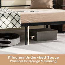 Load image into Gallery viewer, Multi-Functional Black Sofa Metal Bed Frame with Under-Bed Storage