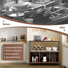 Load image into Gallery viewer, Multifunctional Kitchen Self-Serve Buffet Cabinet with 3 Compartments