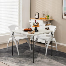 Load image into Gallery viewer, Costway Outdoor Folding Camping Table with Rust-Resistant Frame - Suitable for Camping and Hiking