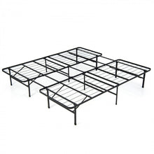 Load image into Gallery viewer, Costway Industrial Style King Size Bed with Under-Bed Storage - Full Size Bed Option Suitable for Bedroom and Apartment
