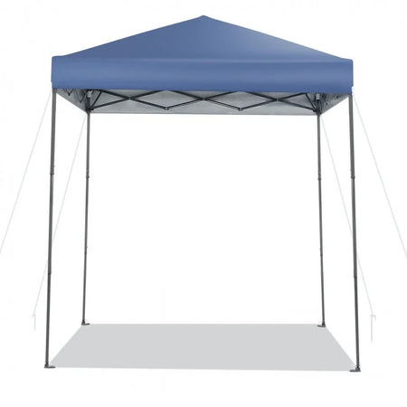 Costway 6.6 x 6.6 Feet Outdoor Shade Canopy Pop-Up Tent - Suitable for Camping, Picnics, Parties, and Weddings