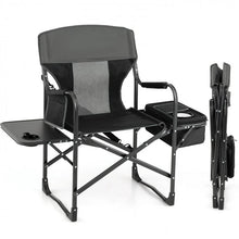 Load image into Gallery viewer, Folding Camp Chair with Cooler Bag and Folding Table - Suitable for Outdoor Camping, Beach, and Travel
