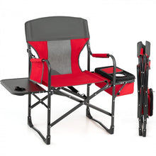 Load image into Gallery viewer, Folding Camp Chair with Cooler Bag and Folding Table - Suitable for Outdoor Camping, Beach, and Travel