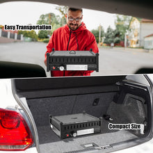 Charger l'image dans la galerie, 16.5-Inch Portable Black Propane Fire Pit for Outdoor Camping and Patio