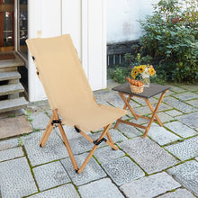 Charger l'image dans la galerie, Outdoor Folding Camping Chair - Bamboo Folding Chair with Adjustable Backrest - Suitable for Picnics and Fishing