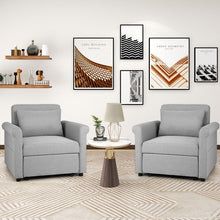Load image into Gallery viewer, 3-in-1 Multifunctional Single-Seater Armchair Sofa Convertible Folding Bed
