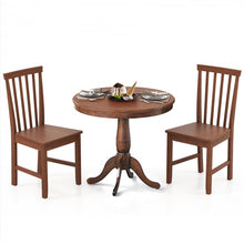 Load image into Gallery viewer, Costway Vintage Round Dining Room Table Sets of 3 - Suitable for Restaurant and Cafe