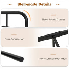 Load image into Gallery viewer, Rustic Industrial Style Bed Frame with Headboard and Footboard