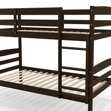Load image into Gallery viewer, Solid Wood Bunk Bed with Safety Rails and Ladder for Bedroom